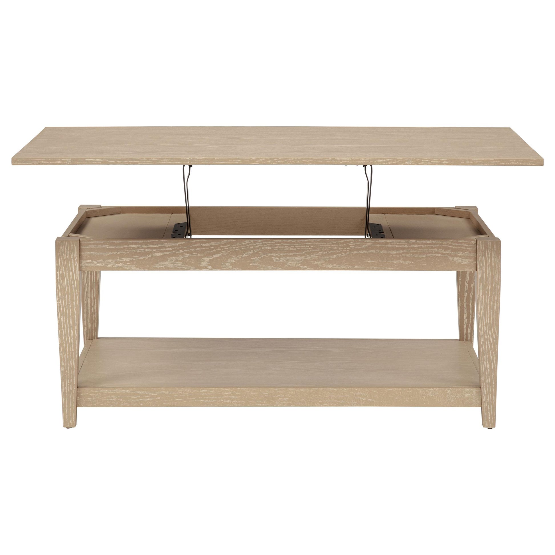  Coaster Furniture Lindenton 722758 Lift-Top Occasional Coffee Table - Blonde IMAGE 11