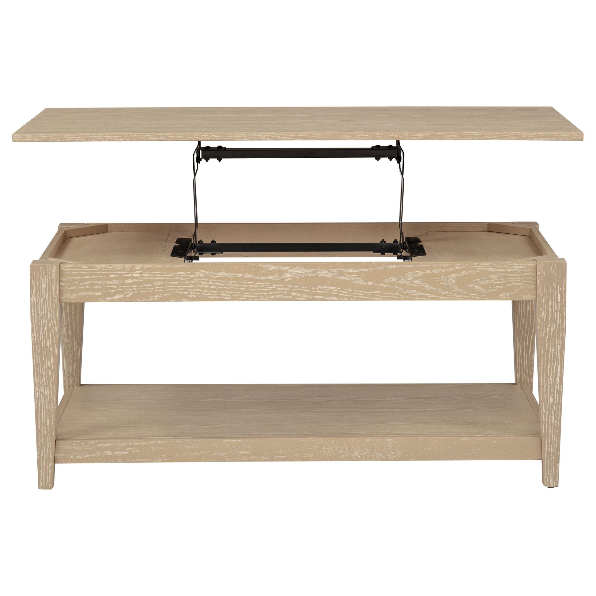  Coaster Furniture Lindenton 722758-S2 2-piece Wood Lift-Top Coffee and End Table Set - Blonde IMAGE 6