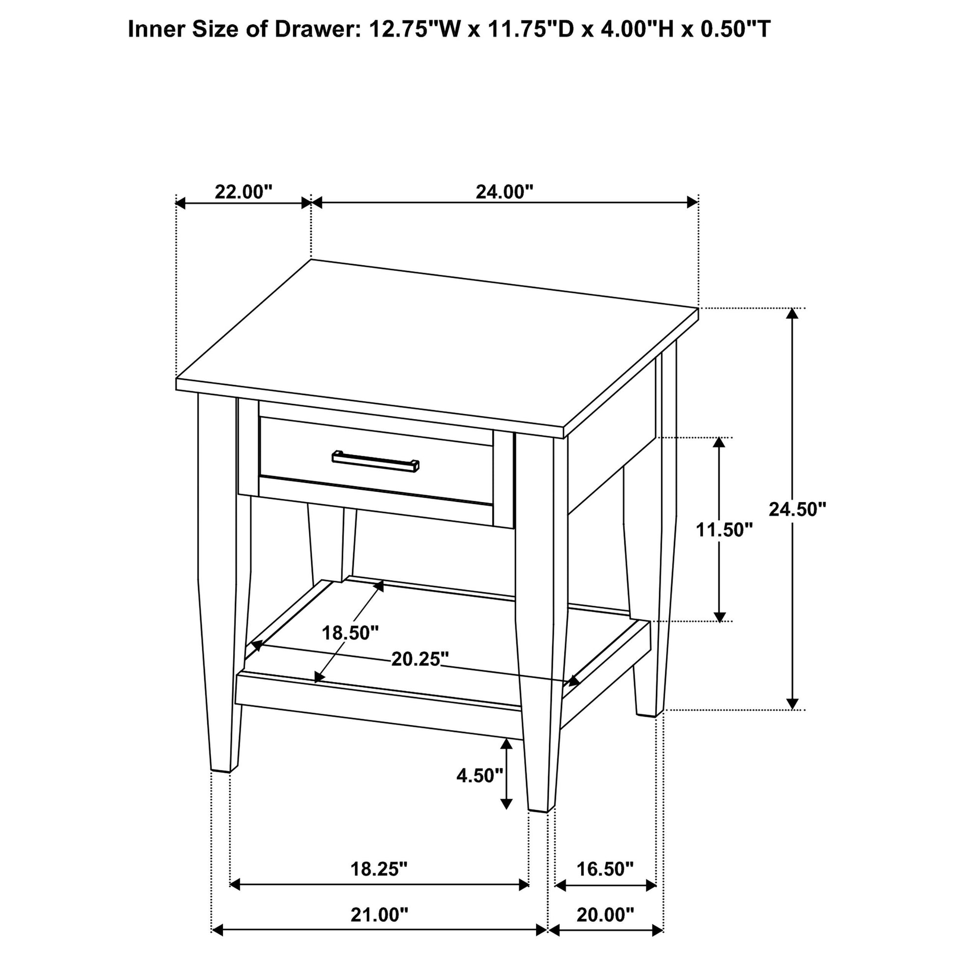  Coaster Furniture Lindenton 722758-S3 3-piece Wood Lift-Top Coffee and End Table Set - Blonde IMAGE 14