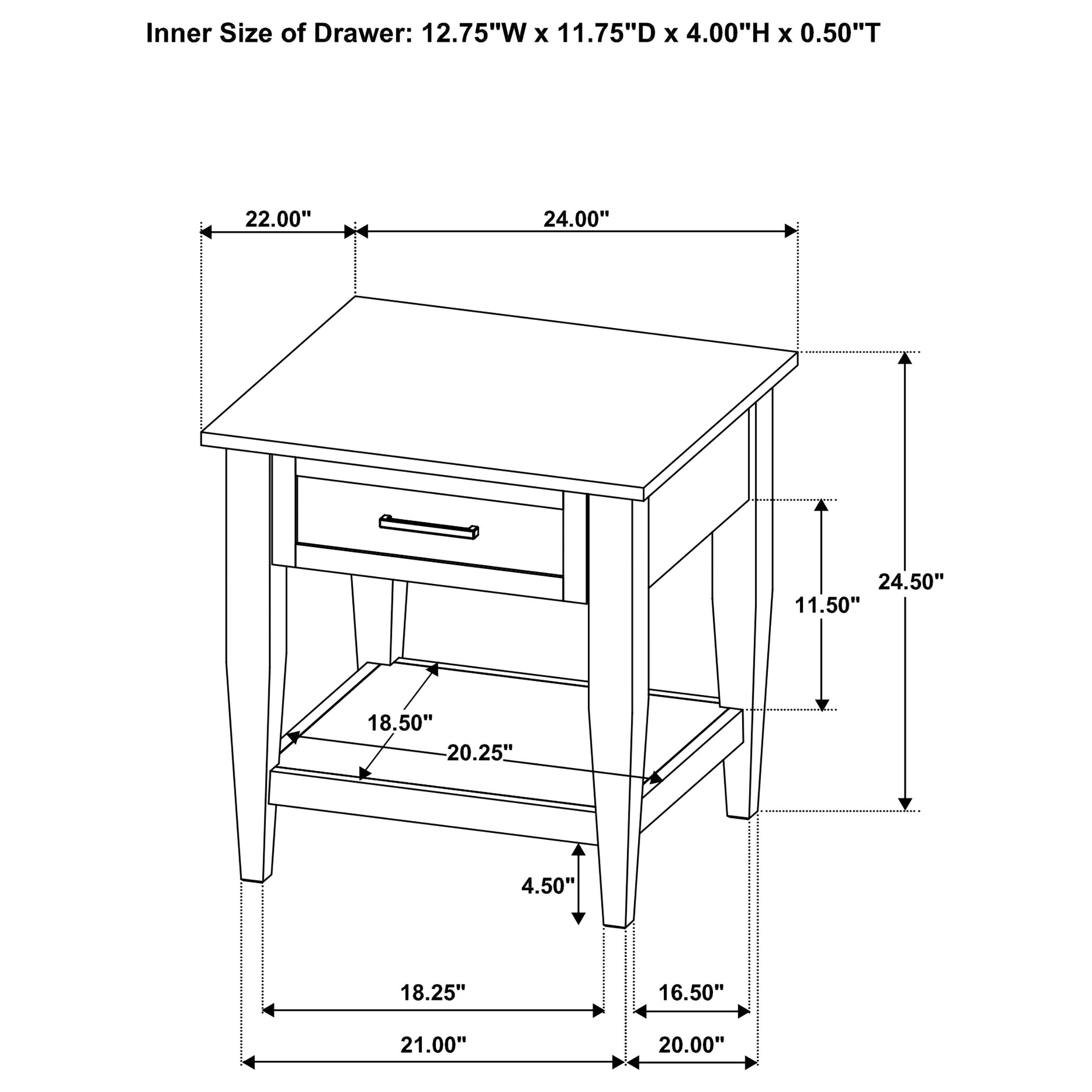 Coaster Furniture Lindenton 722758-S3 3-piece Wood Lift-Top Coffee and End Table Set - Blonde IMAGE 14