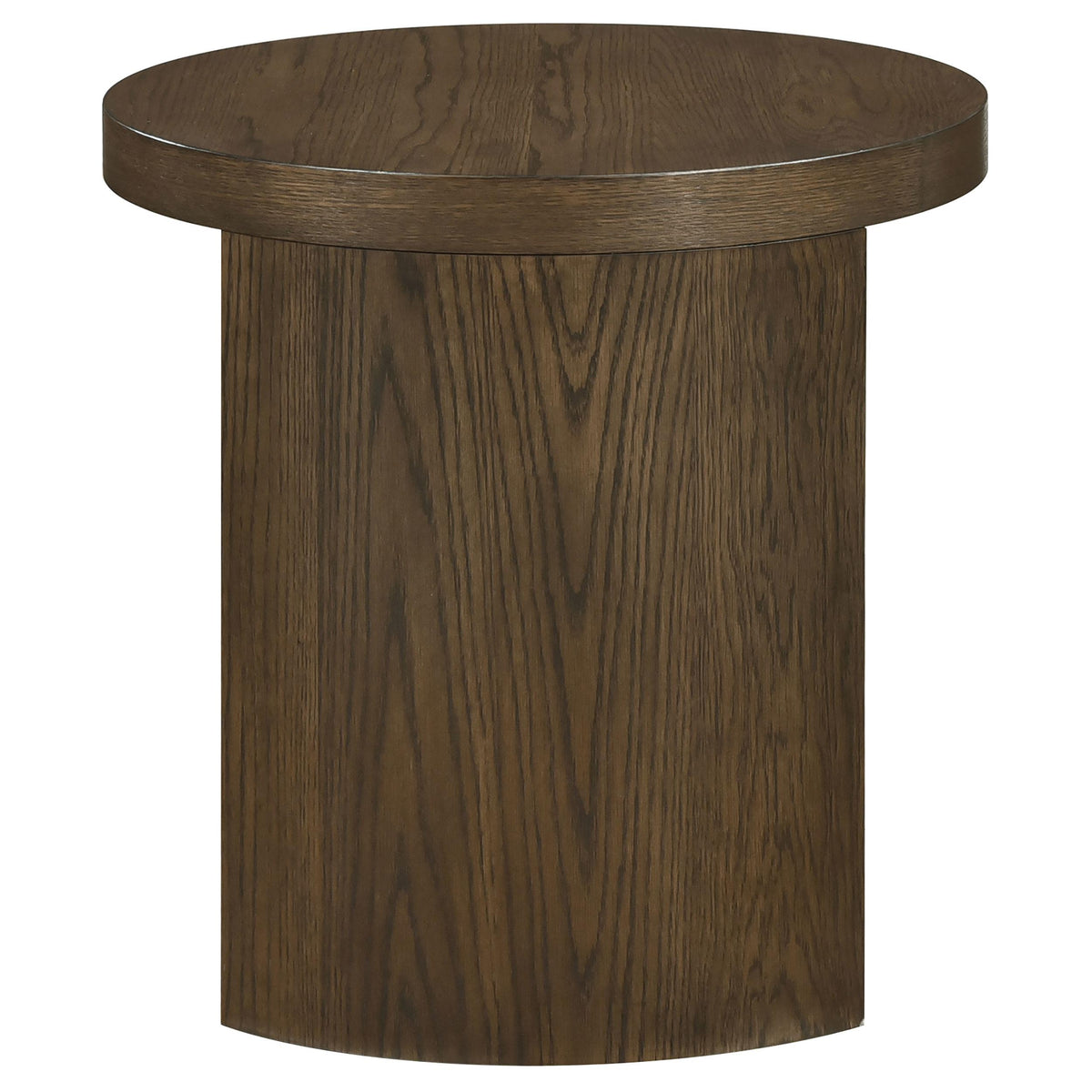  Coaster Furniture Sweeney 722837 24-inch Round Wood Occasional End Table - Dark Walnut IMAGE 6