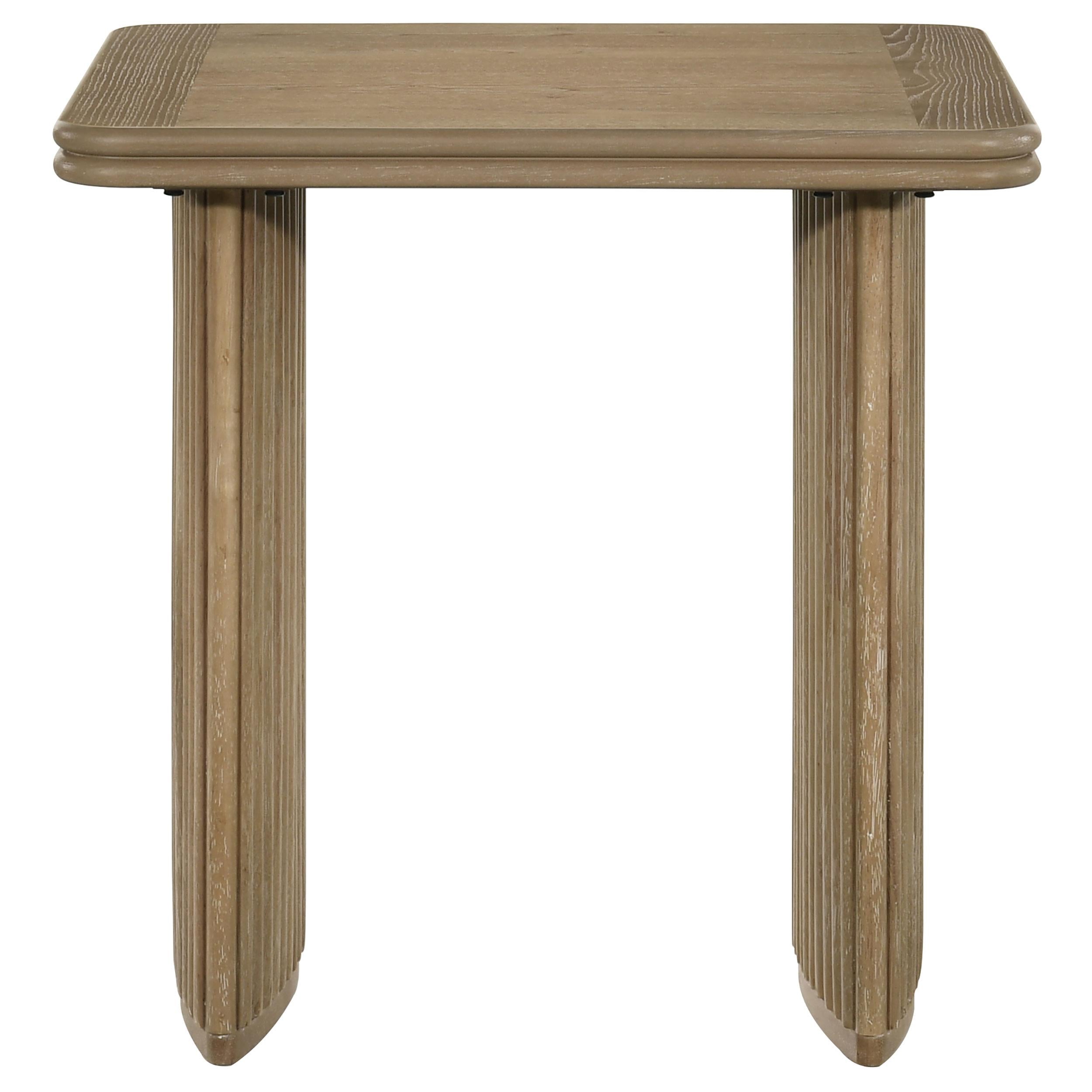  Coaster Furniture Adina 722858-S3 3-piece Wood Coffee Table Set - Distressed Light Brown IMAGE 10