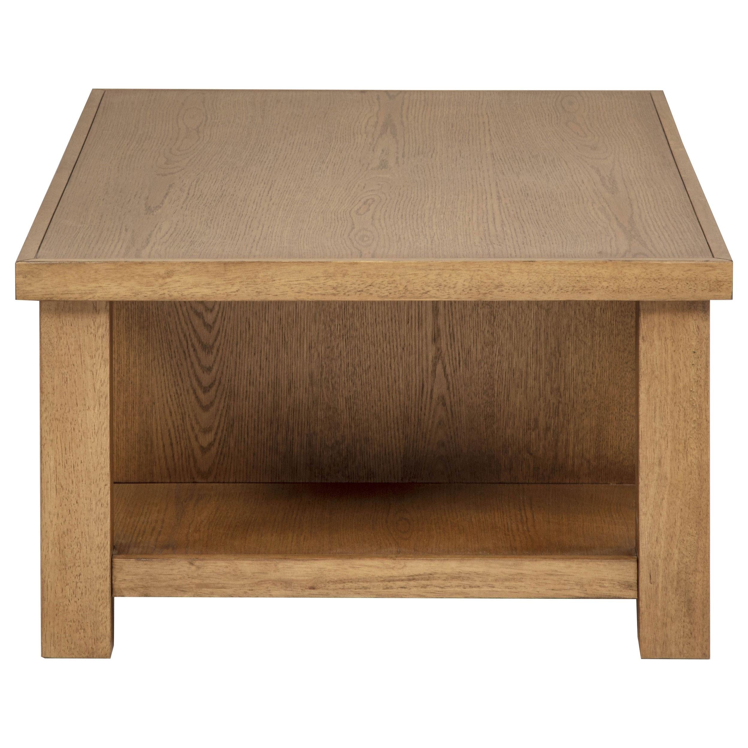  Coaster Furniture Beasley 723328-S3 3-Piece Wood Coffee Table Set - Golden Oak IMAGE 3