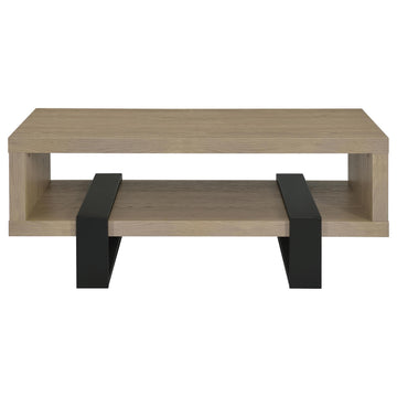  Coaster Furniture Dinard 723688 Engineered Wood Coffee Table - Latte IMAGE 1
