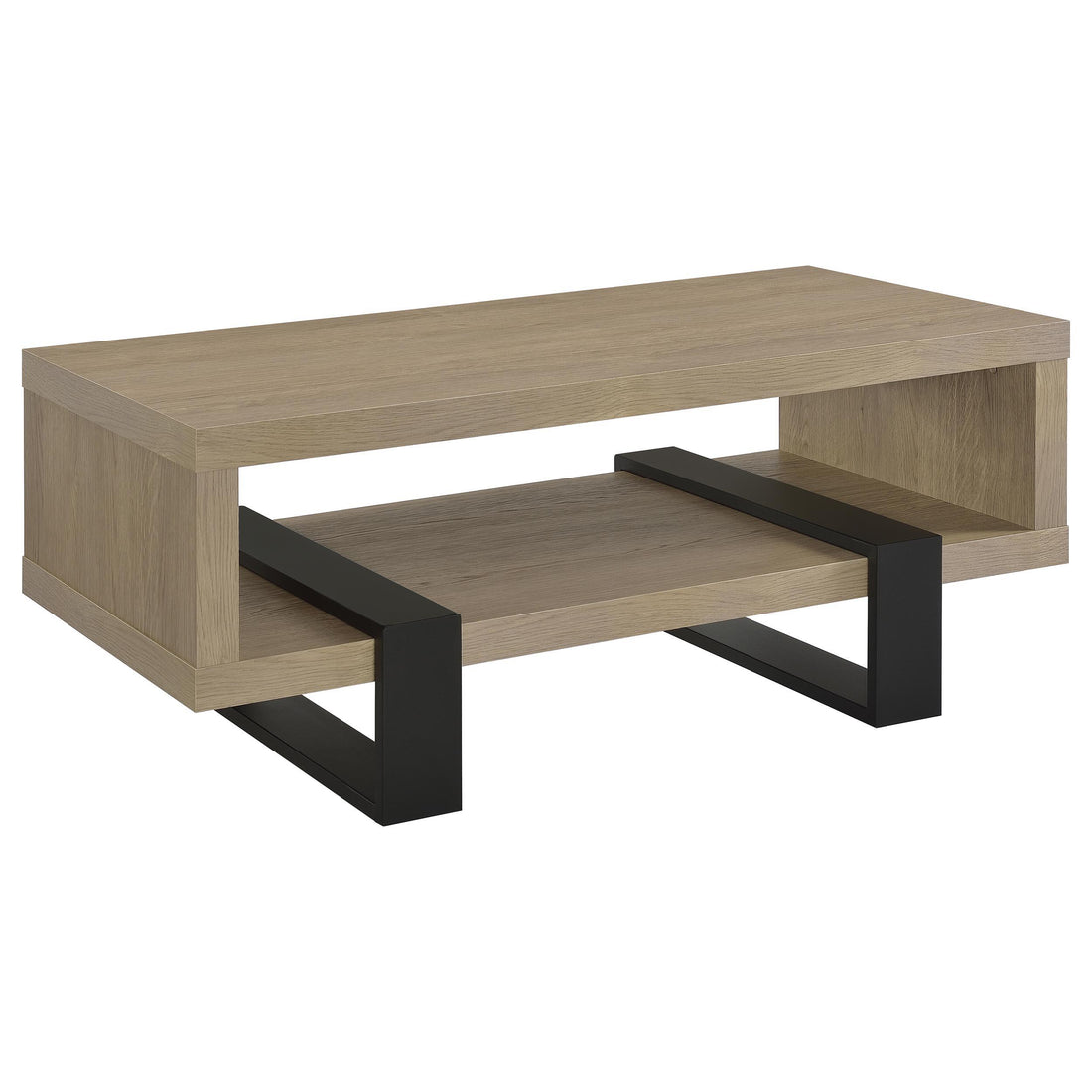  Coaster Furniture Dinard 723688 Engineered Wood Coffee Table - Latte IMAGE 1