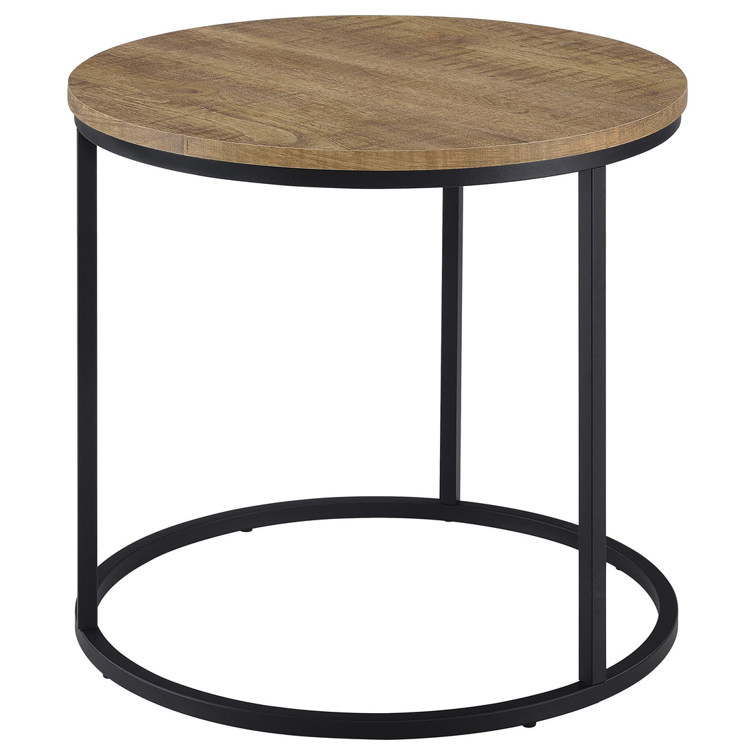  Coaster Furniture Lainey 736037 Round Occasional End Table - Mango IMAGE 1