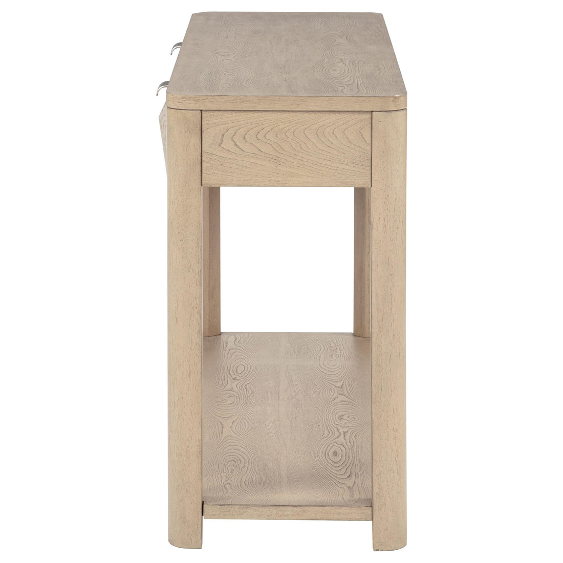  Coaster Furniture Marcelo 736059 Sofa Console Table with 2 Drawers and Shelf - Light Elm IMAGE 1