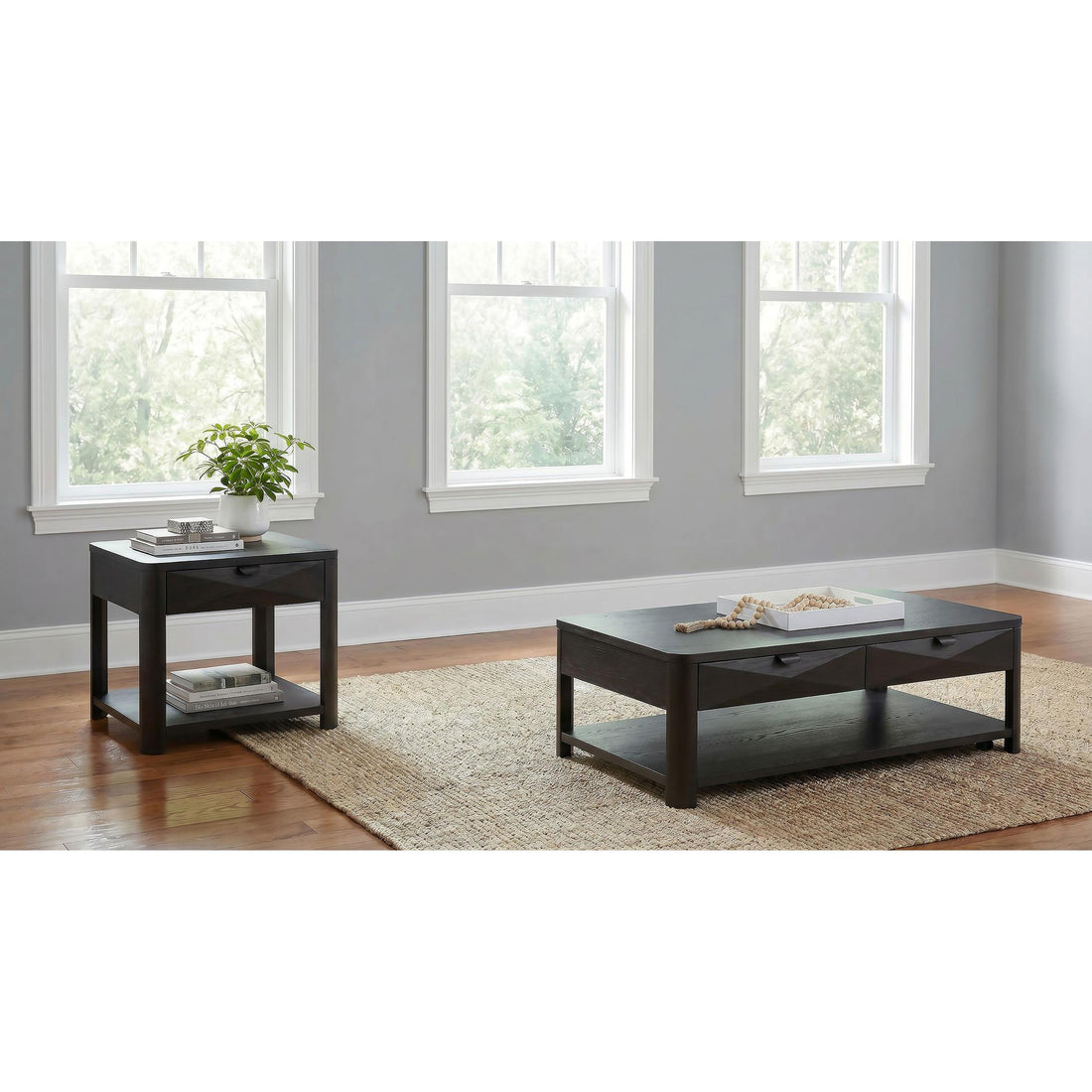  Coaster Furniture Marcelo 736068-S2 2-piece Coffee Table Set with Storage - Coffee IMAGE 1