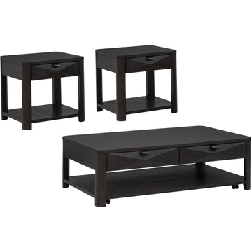  Coaster Furniture Marcelo 736068-S3 3-piece Coffee Table Set with Storage - Coffee IMAGE 1