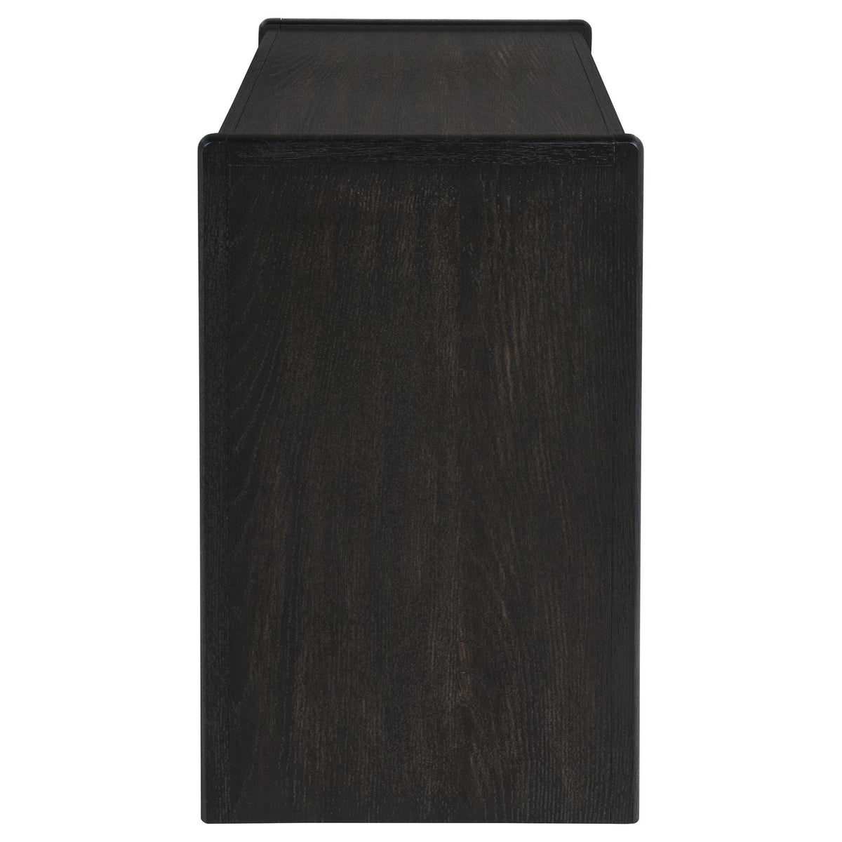  Coaster Furniture Leandro 800790 2-drawer Home Office Writing Desk - Burnished Black IMAGE 5