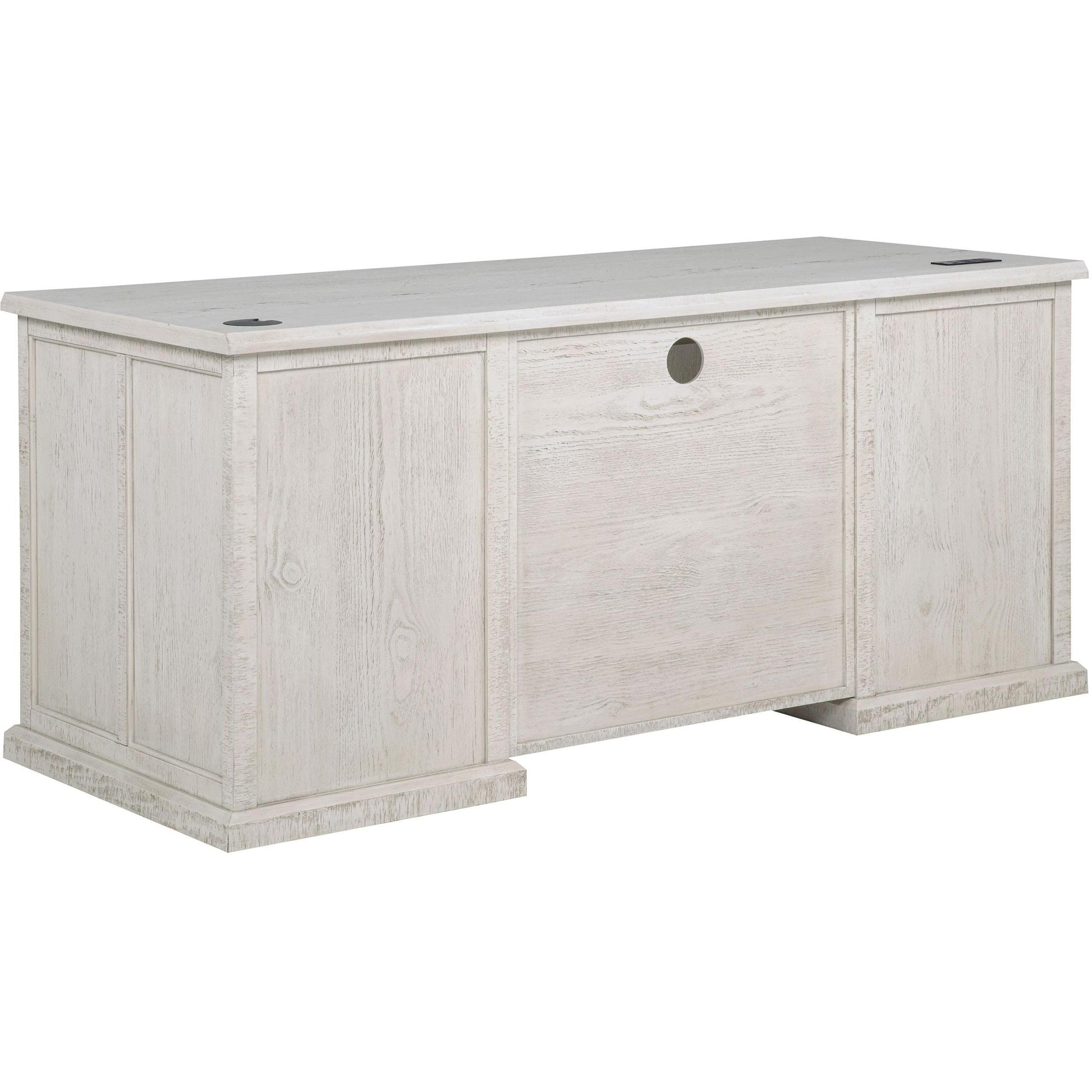  Coaster Furniture Altidore 800796 68-inch 7-drawer Executive Home Office Desk - Distressed White IMAGE 6