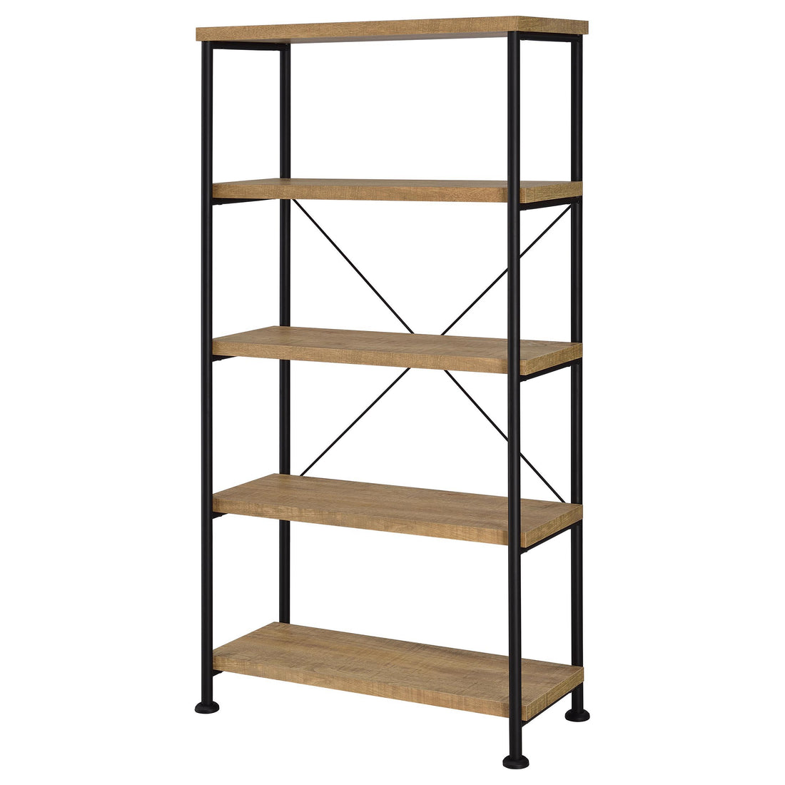  Coaster Furniture Analiese 802003 63-inch 4-shelf Bookshelf - Mango IMAGE 1
