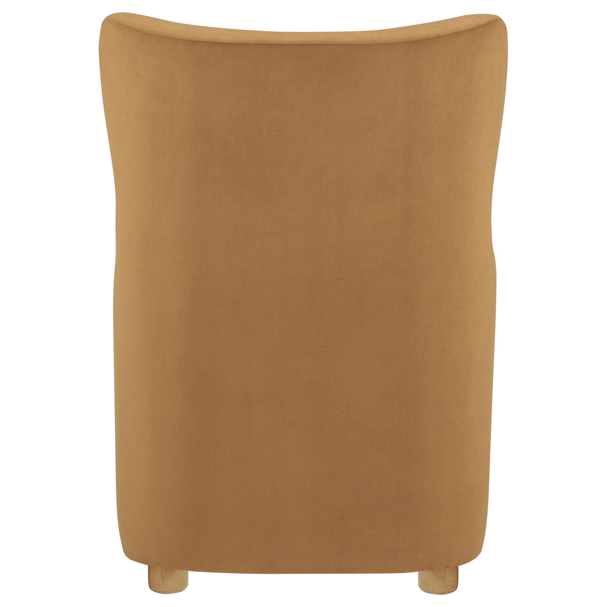  Coaster Furniture Thornton 903176 Velvet Upholstered Wingback Lounge Accent Chair - Cognac IMAGE 2