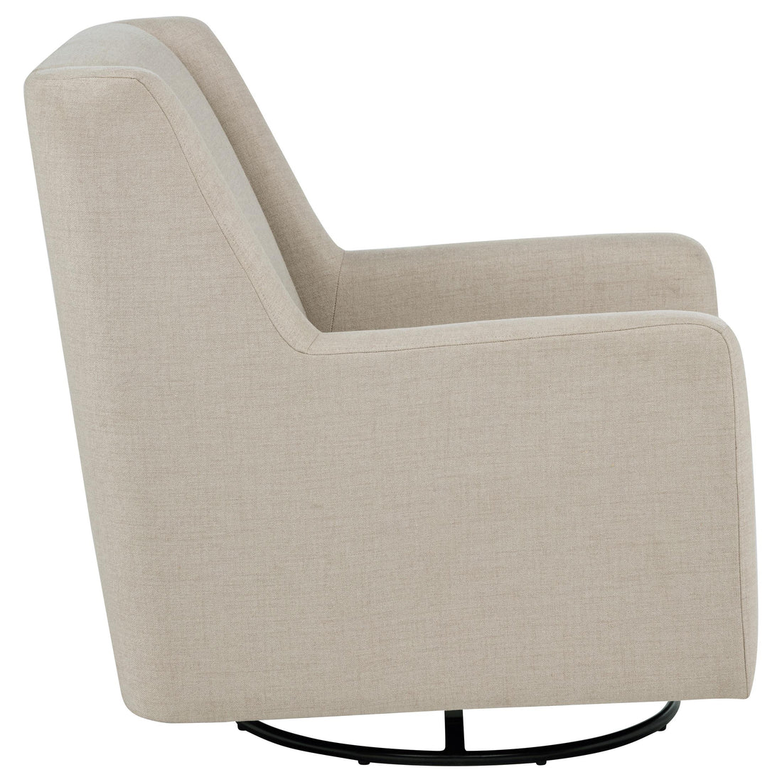  Coaster Furniture Sorrel 903930 Fabric Upholstered Swivel Glider Arm Chair - Latte IMAGE 1