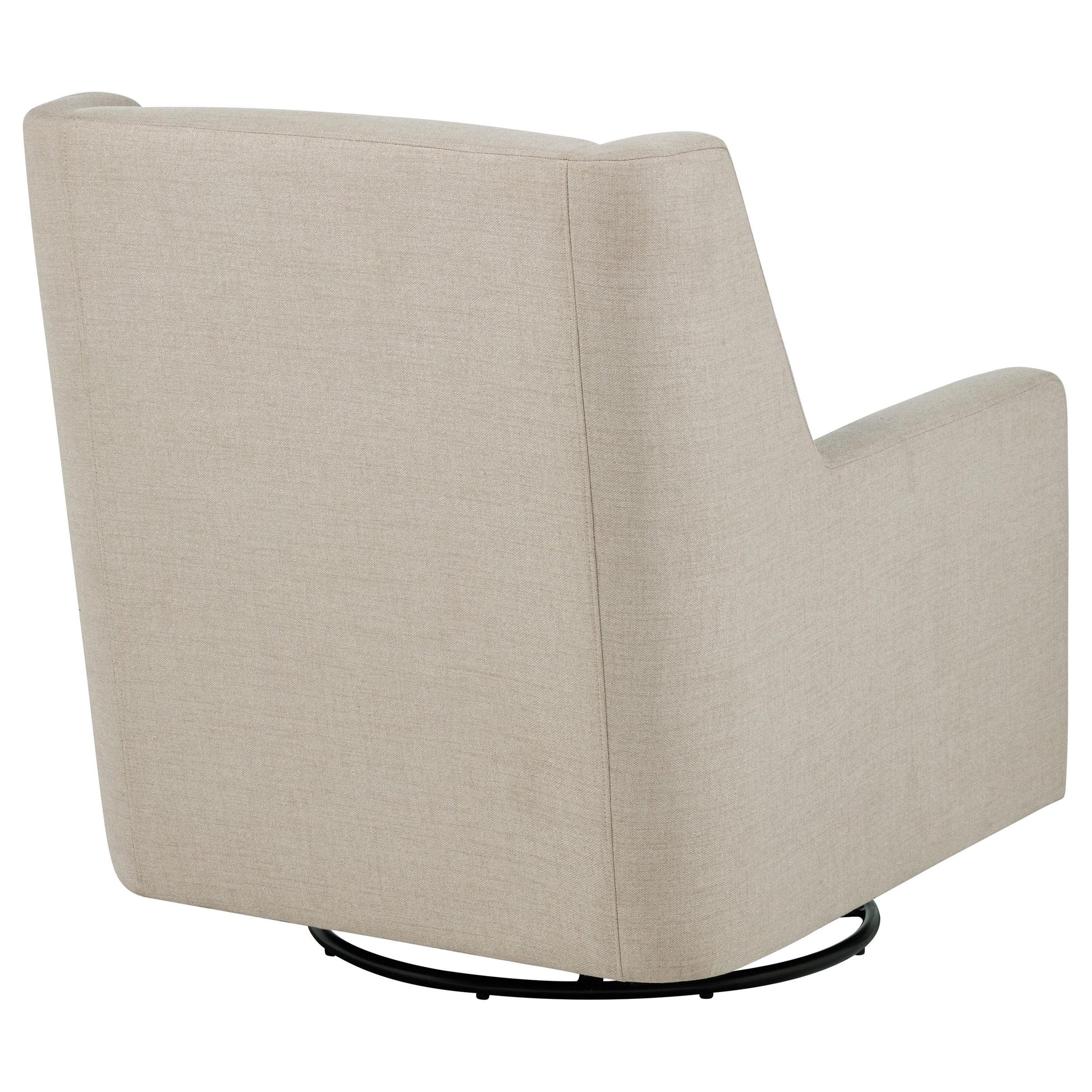  Coaster Furniture Sorrel 903930 Fabric Upholstered Swivel Glider Arm Chair - Latte IMAGE 2