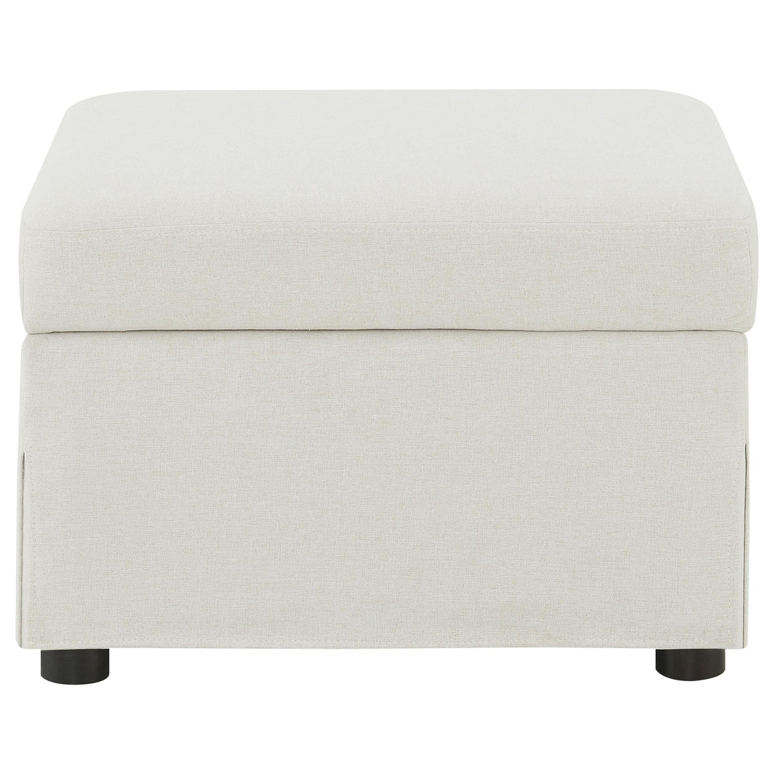 Coaster Furniture Winter 904134 Upholstered Hydraulic Lift Top Storage Ottoman - Beige IMAGE 1