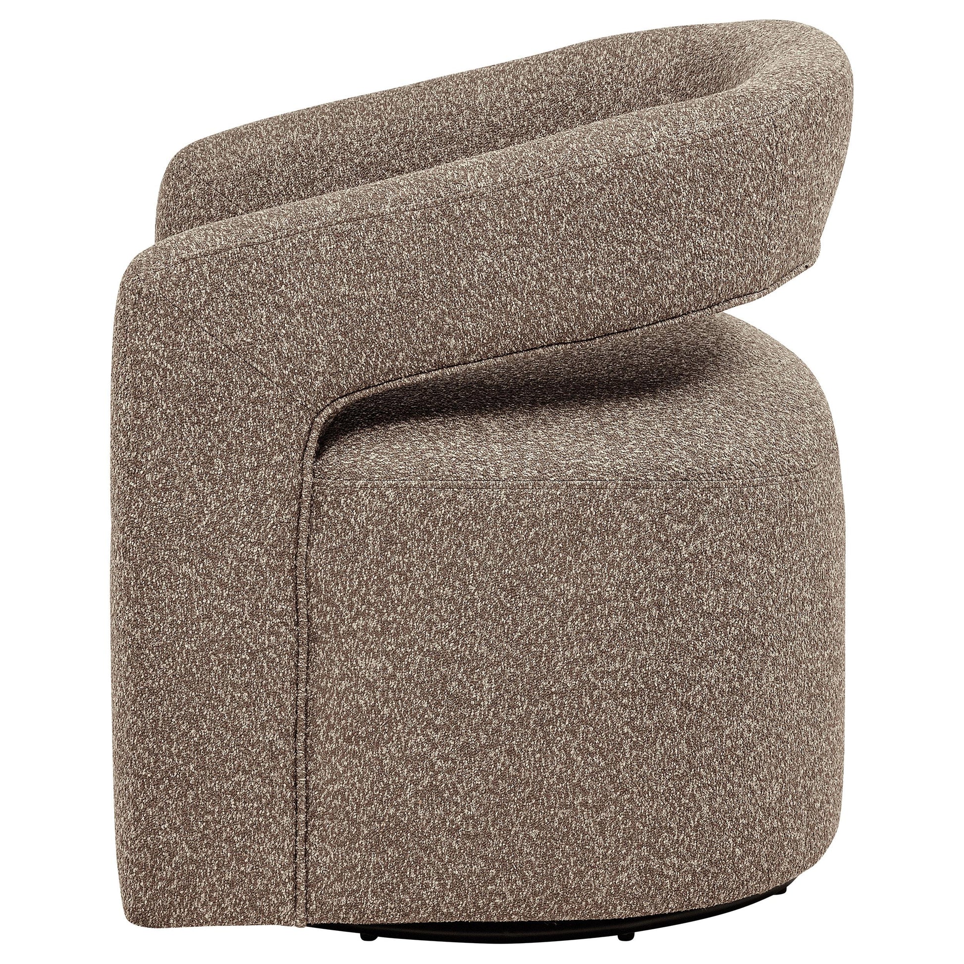  Coaster Furniture Westhill 907538 Boucle Upholstered Swivel Accent Chair - Rocky Road IMAGE 7