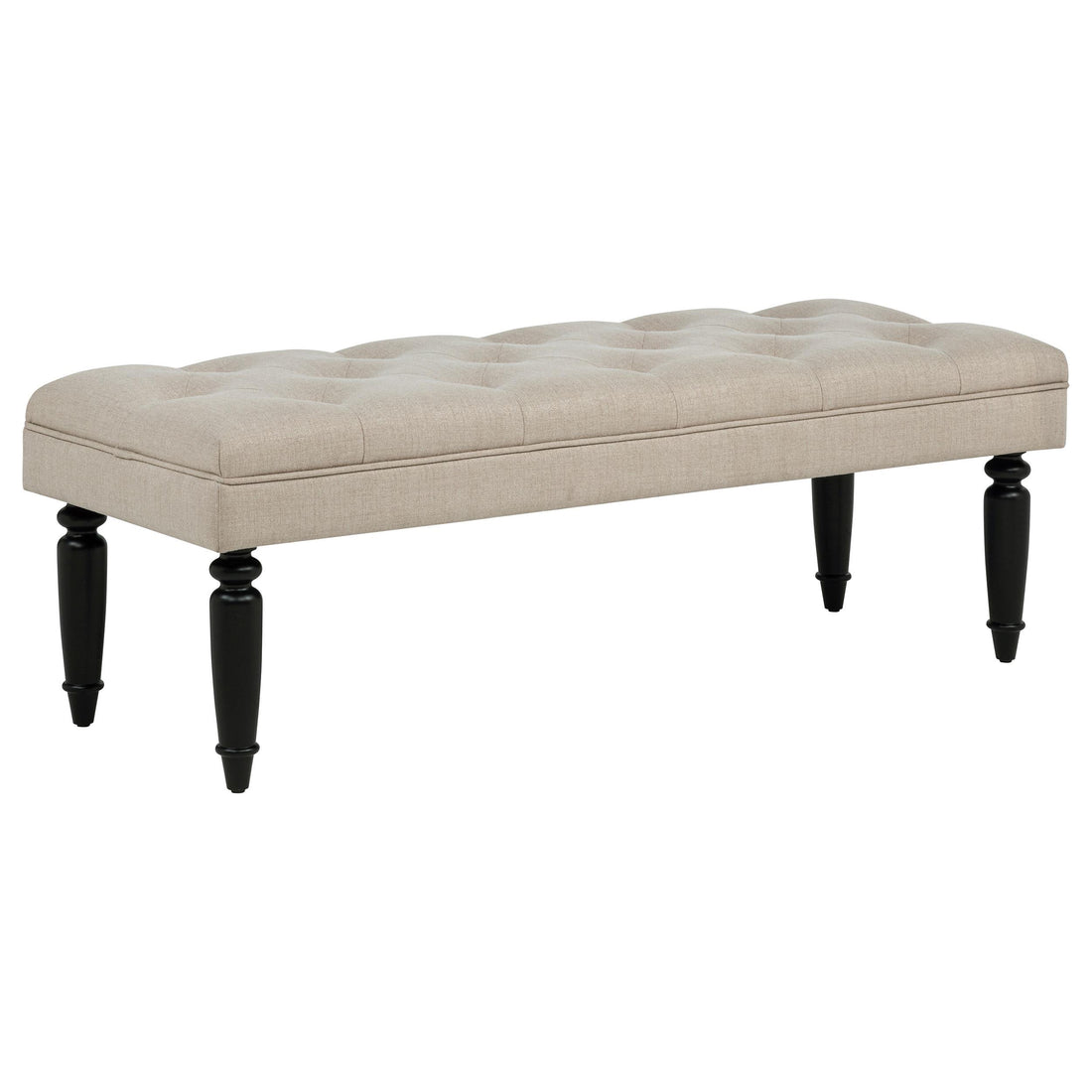 Coaster Furniture Marsha 915160 52-inch Upholstered Entryway Accent Bench - Latte IMAGE 1