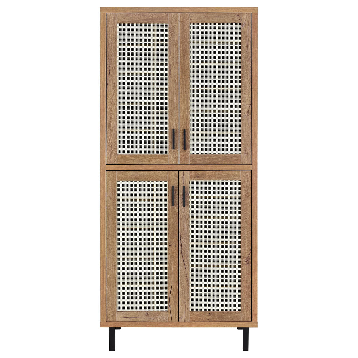  Coaster Furniture Teller 950440 80-inch 4-door Tall Shoe Storage Cabinet - Natural Oak IMAGE 11