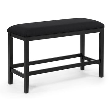  Crown Mark Sebastian 2725-BENCH-BK Counter Height Bench - Black IMAGE 1