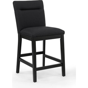  Crown Mark Sebastian 2725S-24-BK Counter Height Chair - Black IMAGE 1