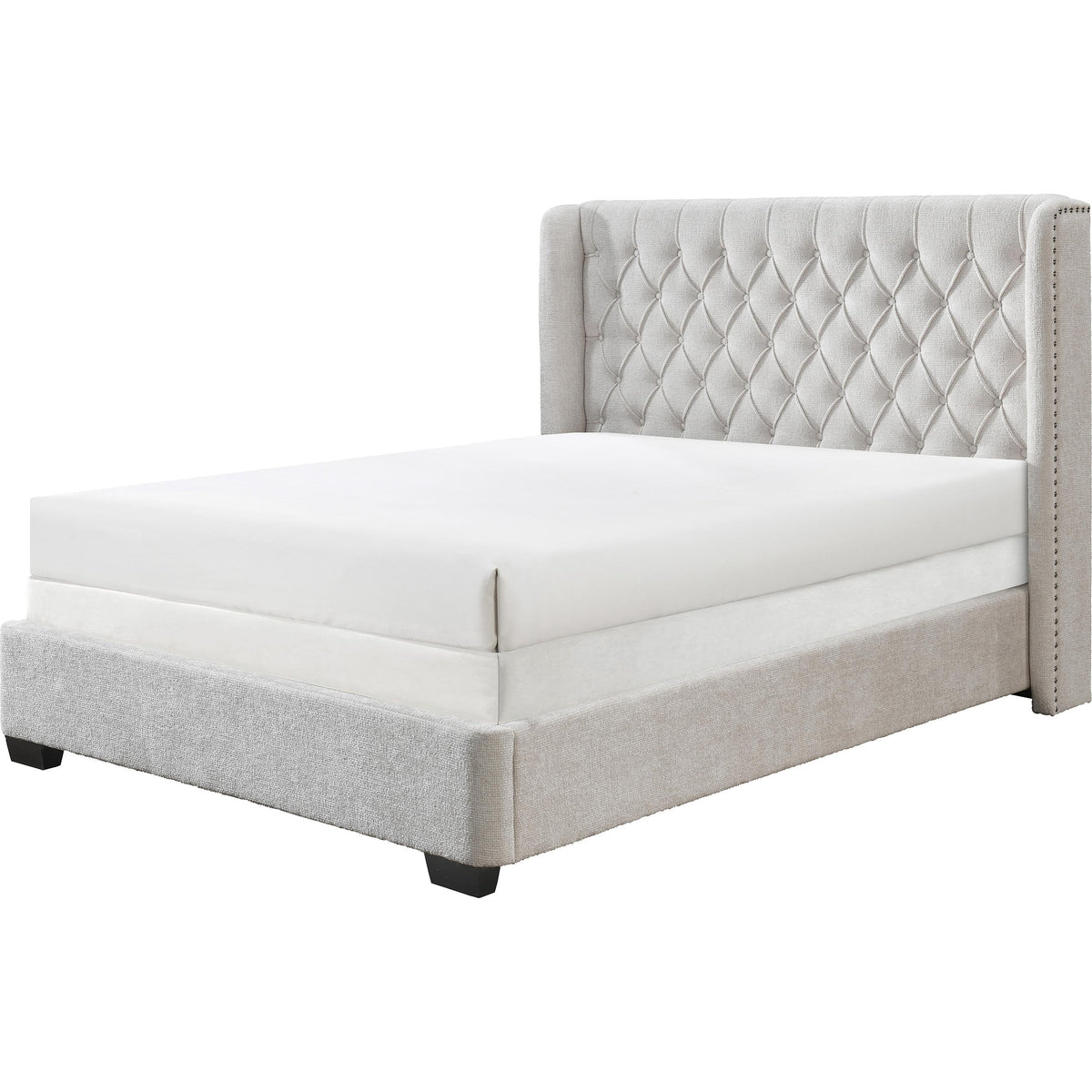  Crown Mark Daphne 5094OT-K King Bed - Oat Tweed IMAGE 1
