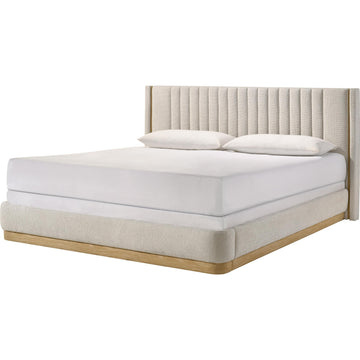  Crown Mark Charlene 5108OT-K King Bed - Oat Tweed IMAGE 1
