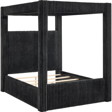  Crown Mark Carla 5118BK-K King Canopy Bed - Black IMAGE 1