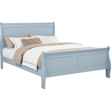  Crown Mark Louis Philip B3760-Q Queen Bed - Blue IMAGE 1
