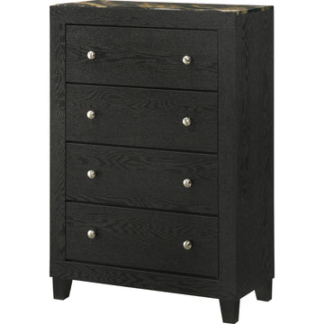  Crown Mark Cadence B4515-4 Chest - Gold/Black IMAGE 1