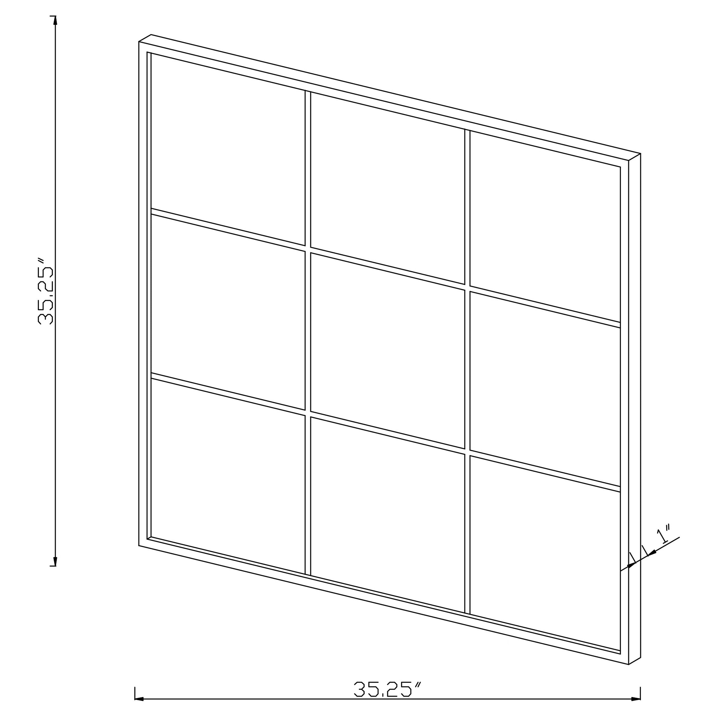 Quetzal 35 x 35 Wall Mirror