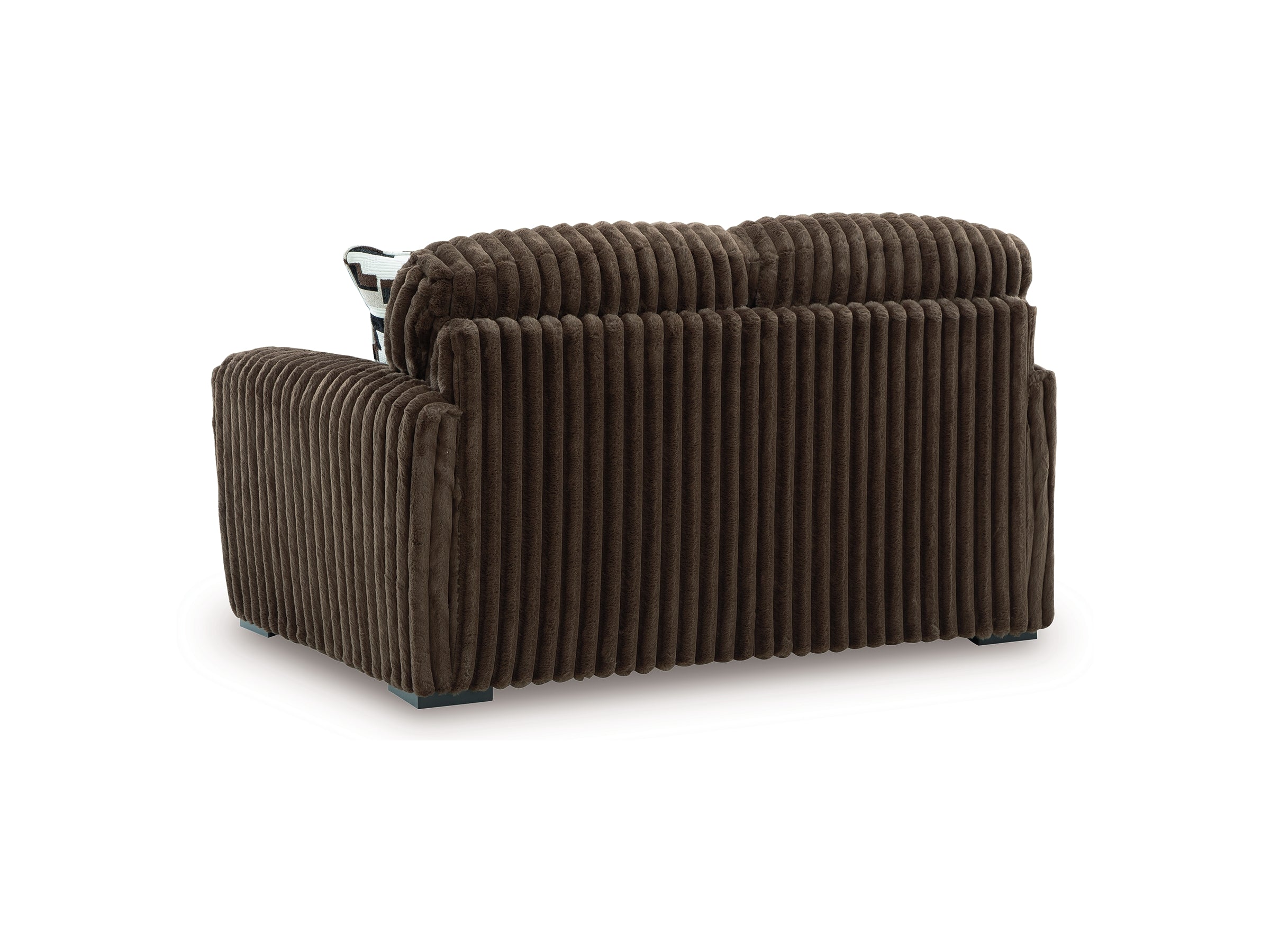 Ashley Midnight Madness Chocolate Sofa and Loveseat
