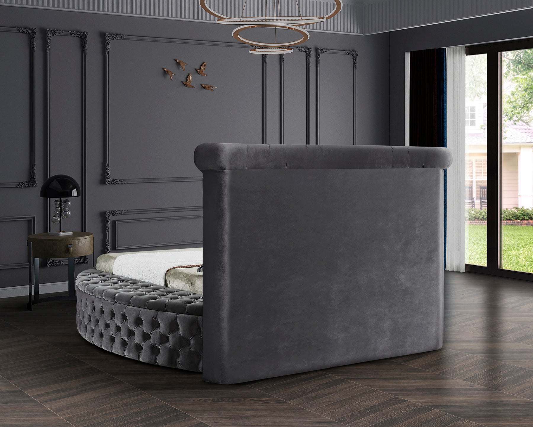 Empire Dream Round Queen Storage Bed