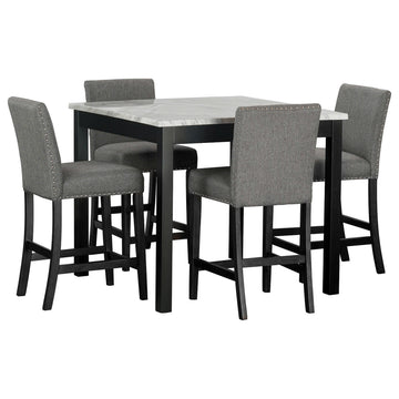 Empire Kors 12 Counter Height 5pc Dining Set