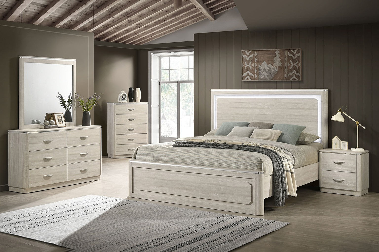 Farsund Panel Bedroom Set