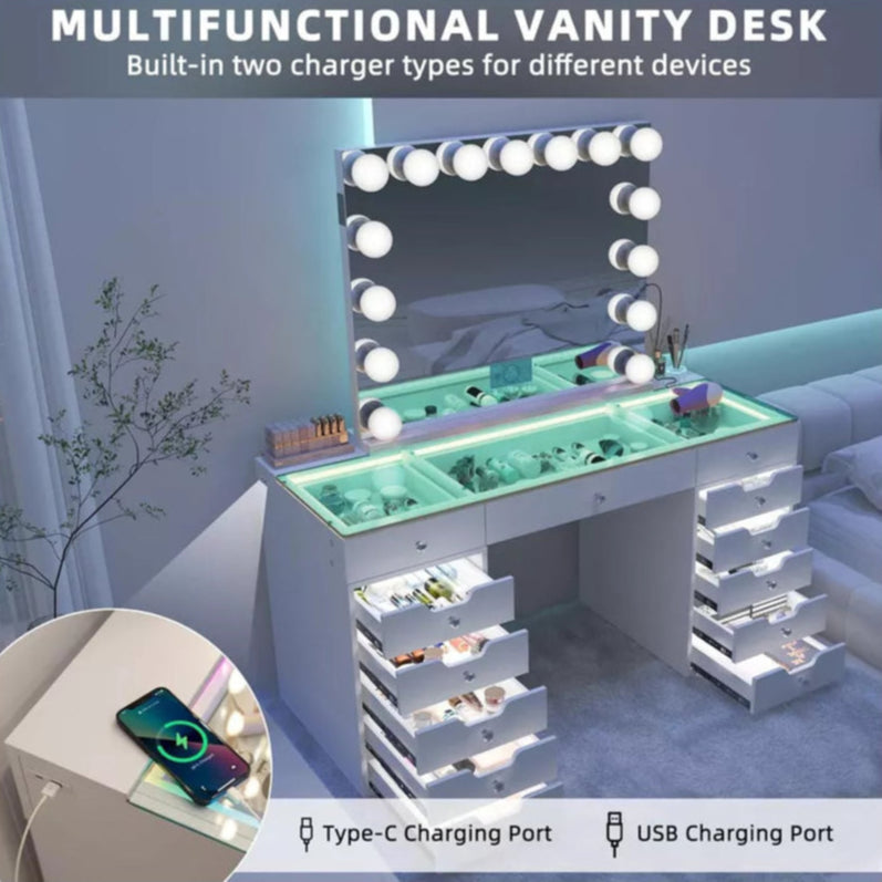 Sky Pro Vanity with Bluetooth Mirror
