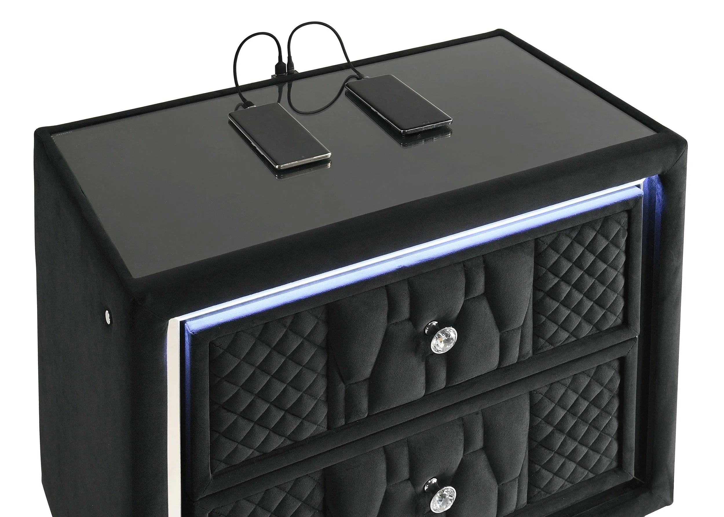 Coaster Lorient Black 7 Piece Bedroom Set