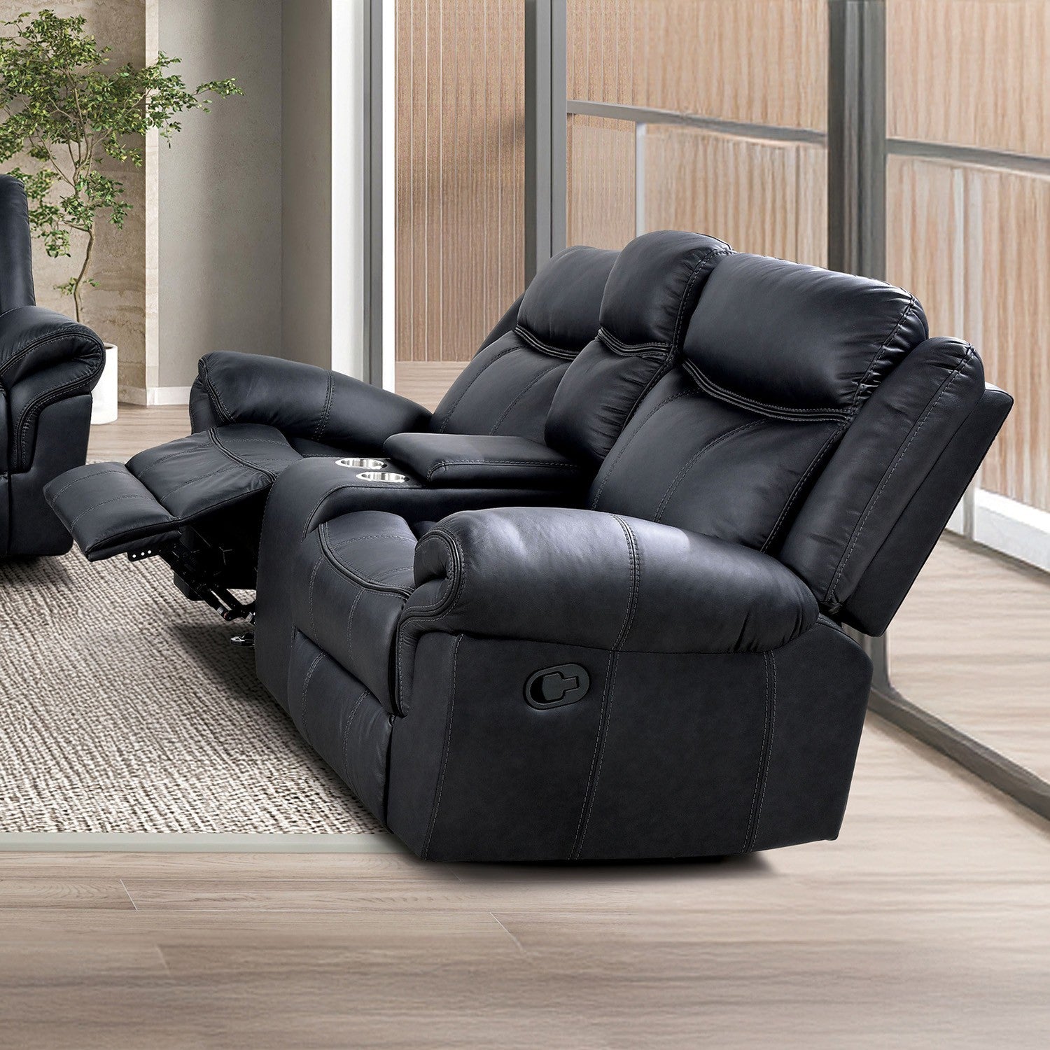 Empire Odyssey 3pc Reclining Set (Available in Black, Brown, Light grey and Dark Grey )