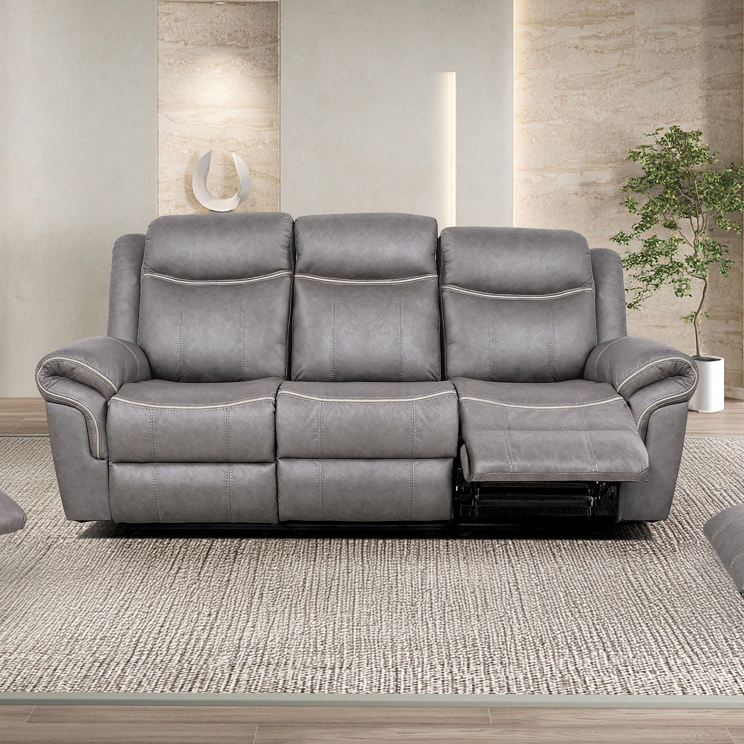 Empire Odyssey 3pc Reclining Set (Available in Black, Brown, Light grey and Dark Grey )