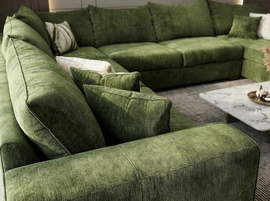 Empire NE Cactus Oversized Green Sectional