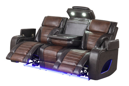 Empire Robin Brown Reclining Sofa Set