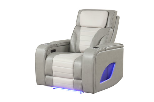 Empire Robin Grey Reclining Sofa Set