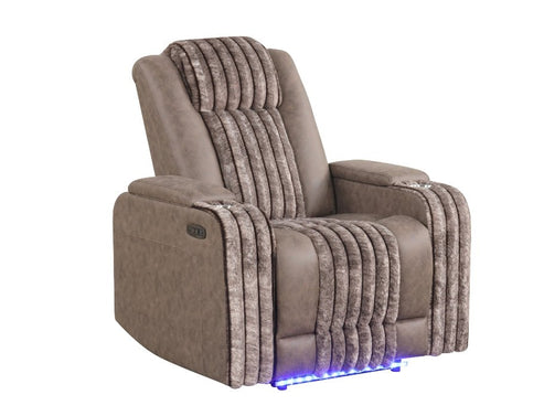 Empire Transformer Brown Reclining Sofa Set