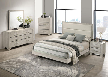 Trenton Rustic Cream 7-Piece Bedroom Set