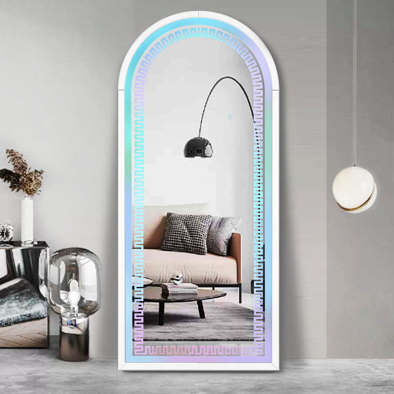 Lumina Arc Floor Mirror (LED+BLUETOOTH SPEAKER)