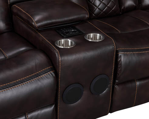 Max Brown Reclining Sectional