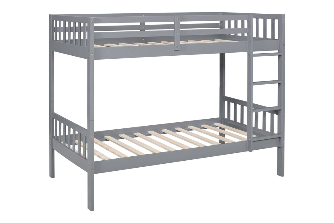 Empire Twin/Twin Bunk Bed Gray