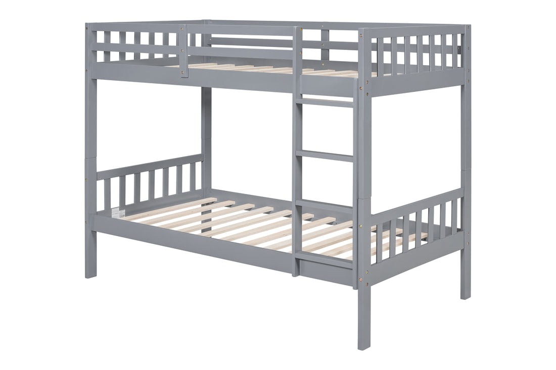 Empire Twin/Twin Bunk Bed Gray