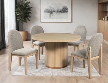Empire D400 Dining Table + 4 Chair Set