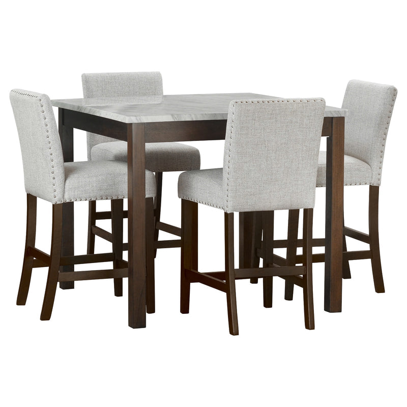 Empire Kors 10 Counter Height 5pc Dining Set